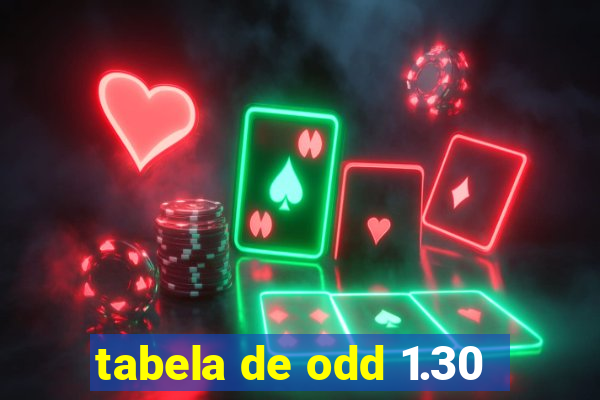 tabela de odd 1.30