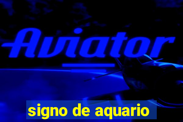 signo de aquario