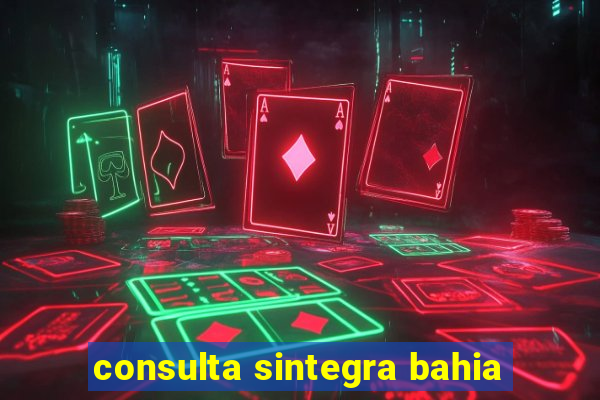 consulta sintegra bahia