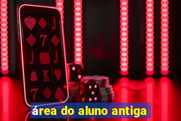 área do aluno antiga