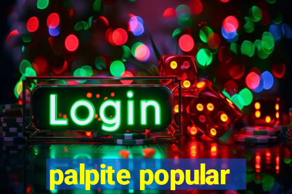 palpite popular