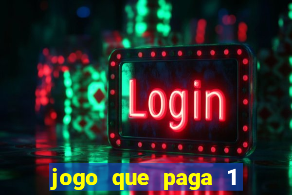 jogo que paga 1 real no pix