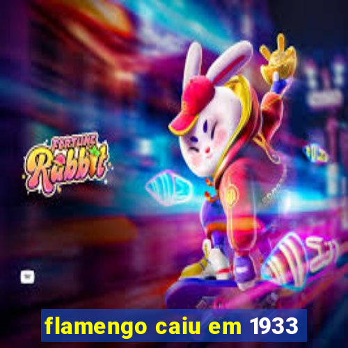 flamengo caiu em 1933