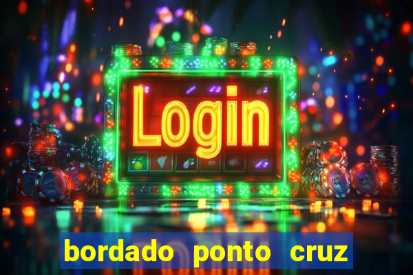bordado ponto cruz do corinthians