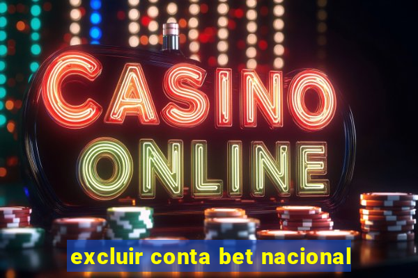 excluir conta bet nacional