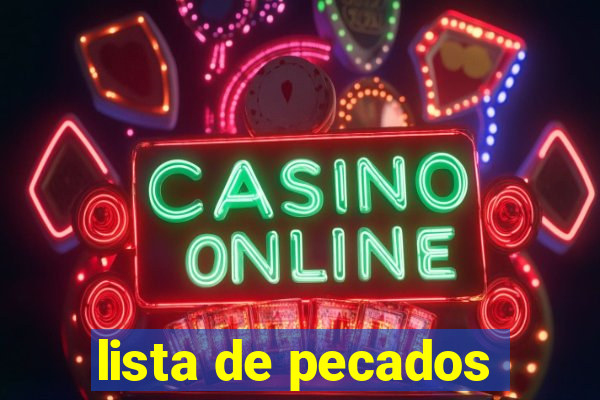 lista de pecados