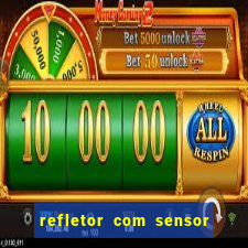 refletor com sensor noturno como instalar
