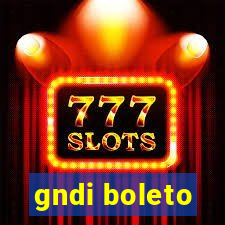 gndi boleto