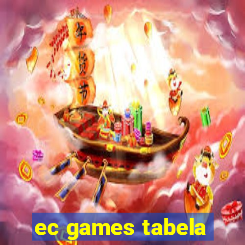 ec games tabela