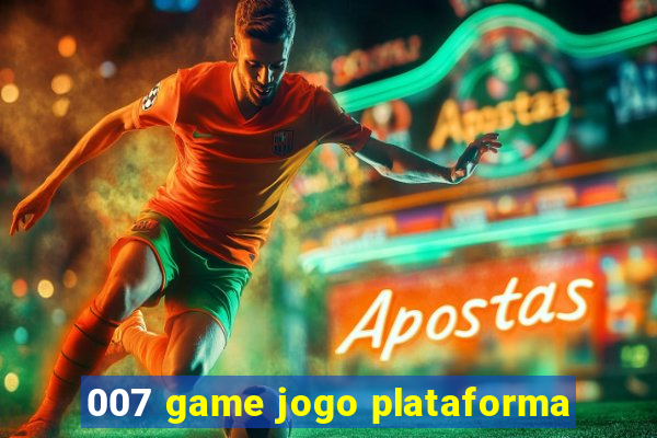 007 game jogo plataforma