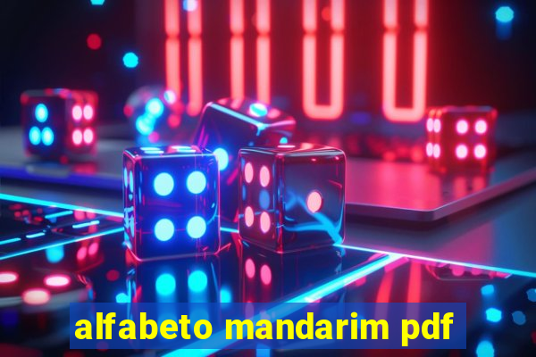 alfabeto mandarim pdf