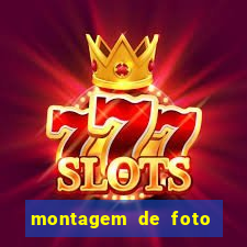 montagem de foto com simbolo do flamengo