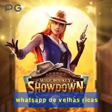 whatsapp de velhas ricas