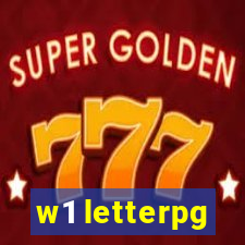 w1 letterpg