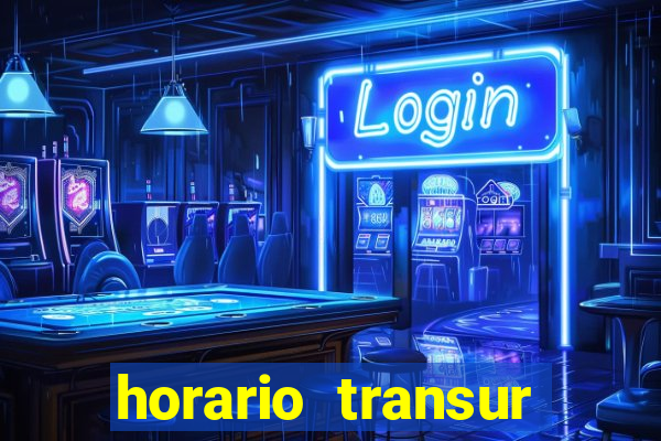 horario transur roleta santos dumont juiz de fora