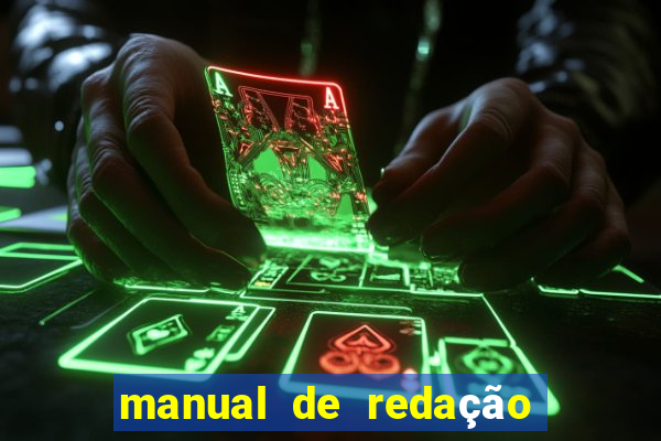 manual de redação folha de são paulo pdf