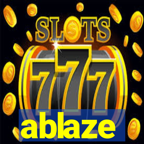 ablaze