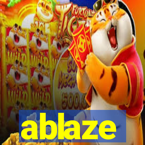ablaze