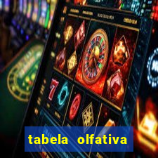 tabela olfativa amei cosméticos