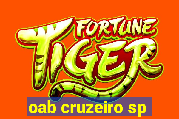 oab cruzeiro sp