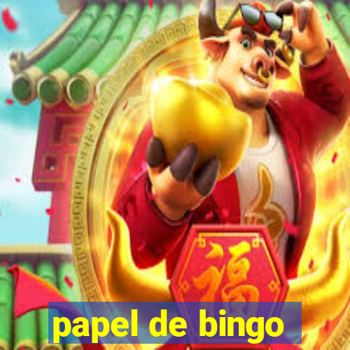papel de bingo