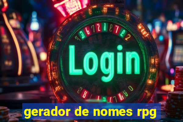gerador de nomes rpg