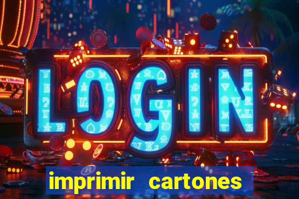 imprimir cartones de bingo