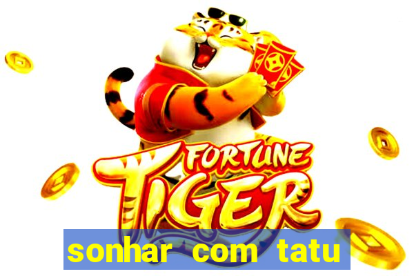 sonhar com tatu jogo do bicho