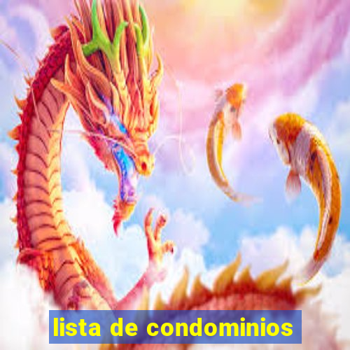 lista de condominios