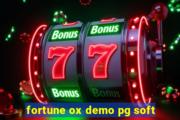 fortune ox demo pg soft