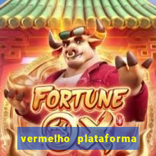 vermelho plataforma de jogos