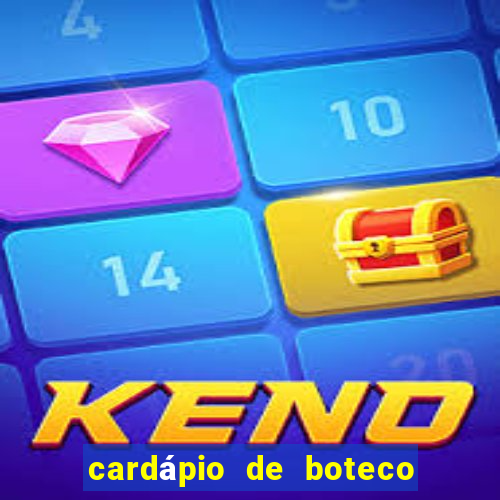 cardápio de boteco pinguim assis brasil