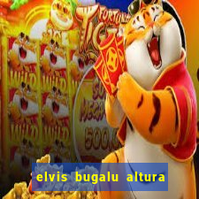 elvis bugalu altura e peso