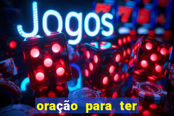 oração para ter sorte em tudo