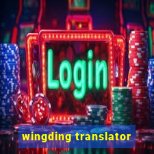 wingding translator