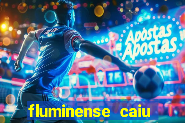 fluminense caiu para a serie c