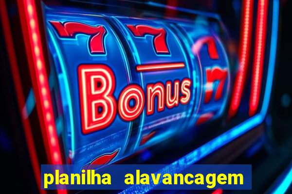 planilha alavancagem de banca