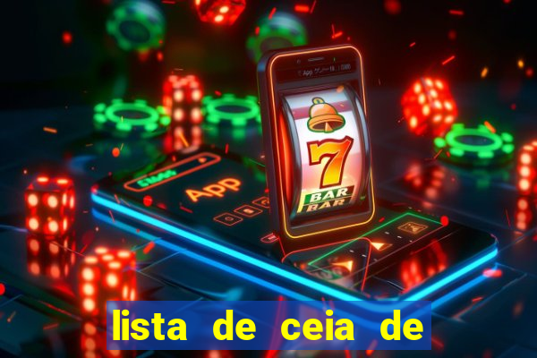 lista de ceia de natal completa