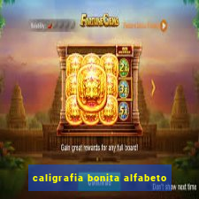 caligrafia bonita alfabeto