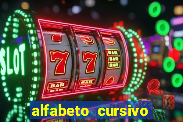 alfabeto cursivo pontilhado para imprimir pdf