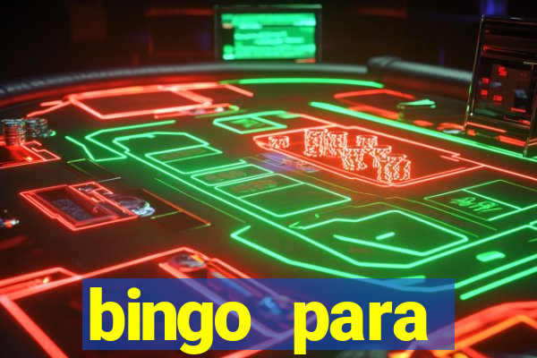 bingo para despedida de solteira para imprimir