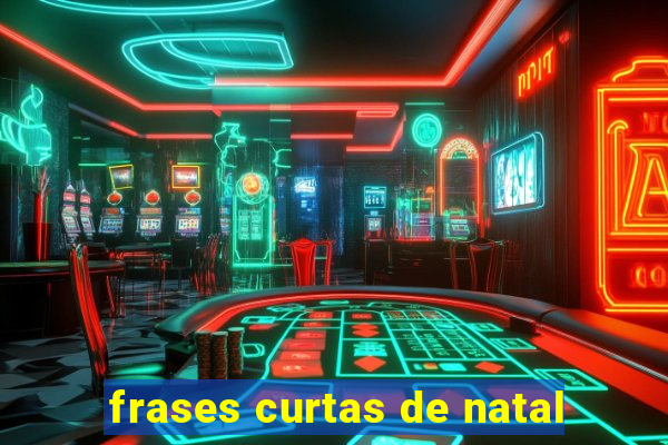 frases curtas de natal