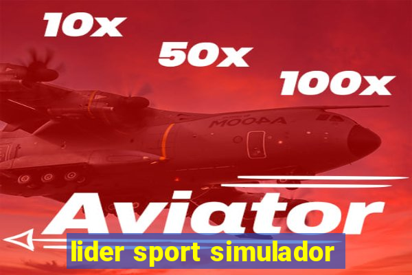 lider sport simulador