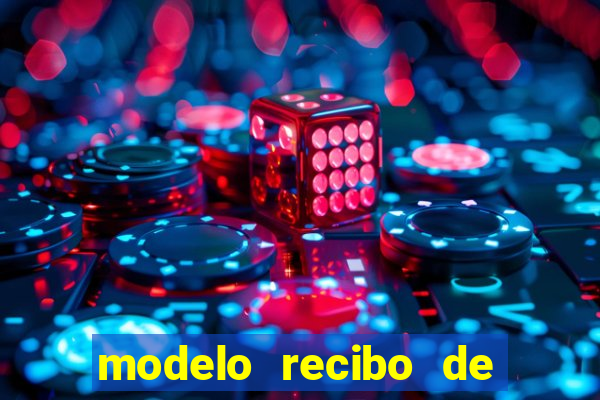 modelo recibo de pagamento autonomo